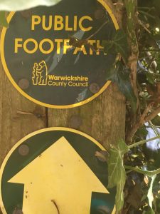 Footpath Sign, Church Hill